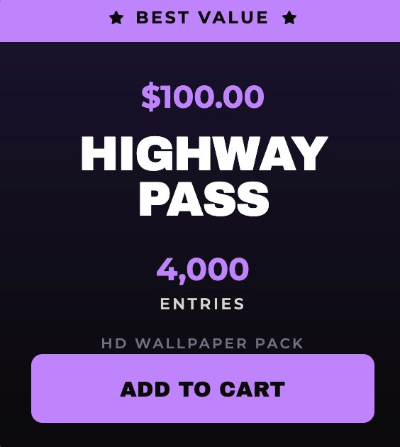 Highway Pass — 4,000 Entries